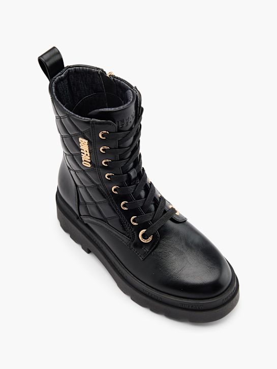buffalo lace-up boot black deichmann