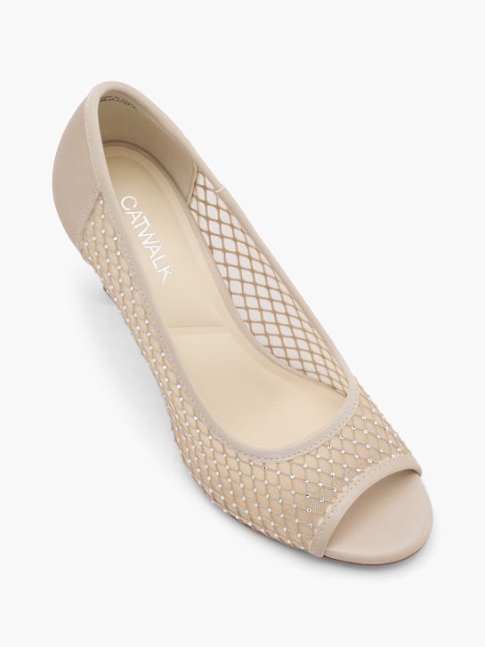 catwalk peep toe nude deichmann