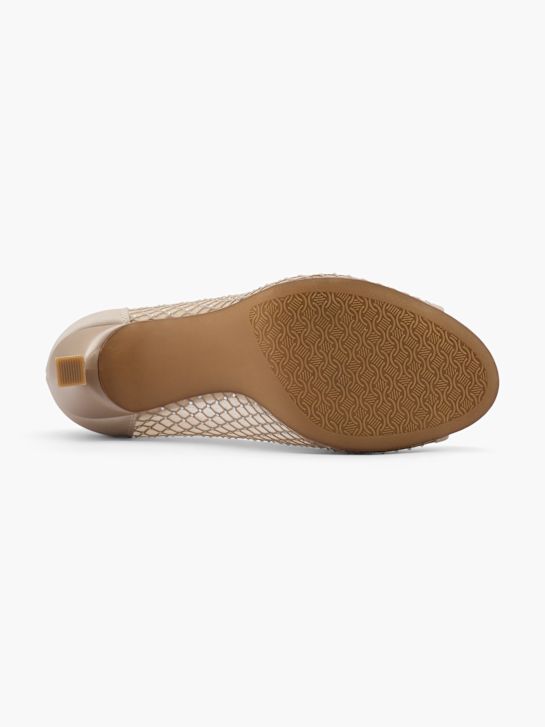 catwalk peep toe nude deichmann