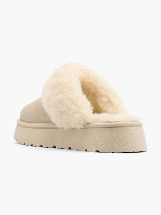 graceland plüsch slipper creme deichmann