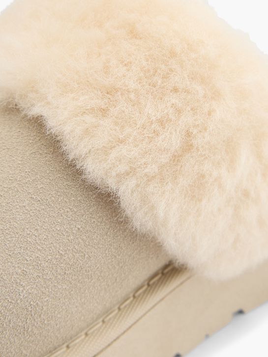 graceland plüsch slipper creme deichmann