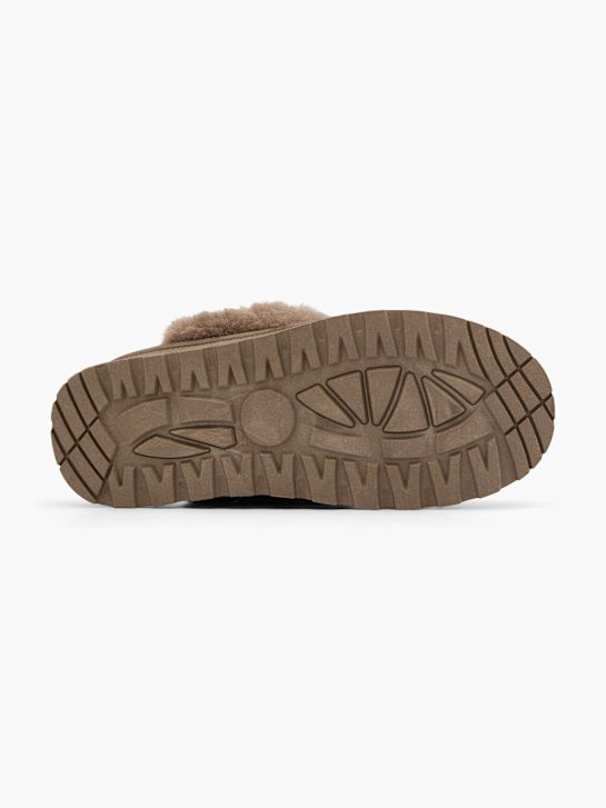 graceland plüsch slipper braun deichmann