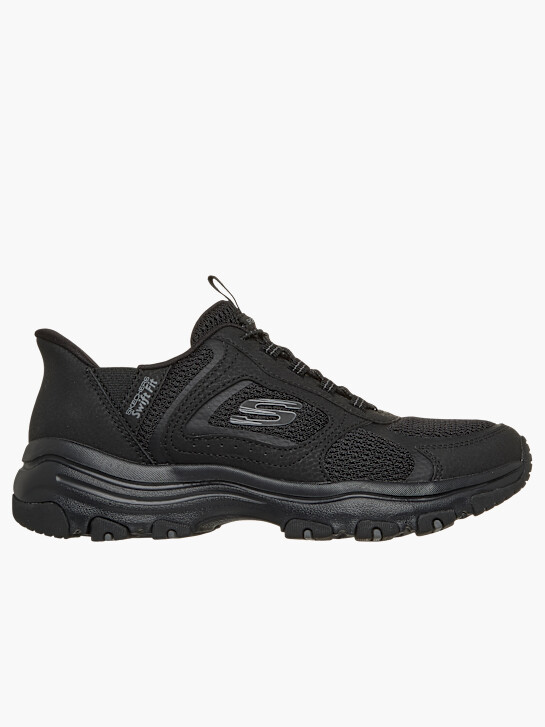 skechers swift-fit-i-conik slip-on trainers black deichmann