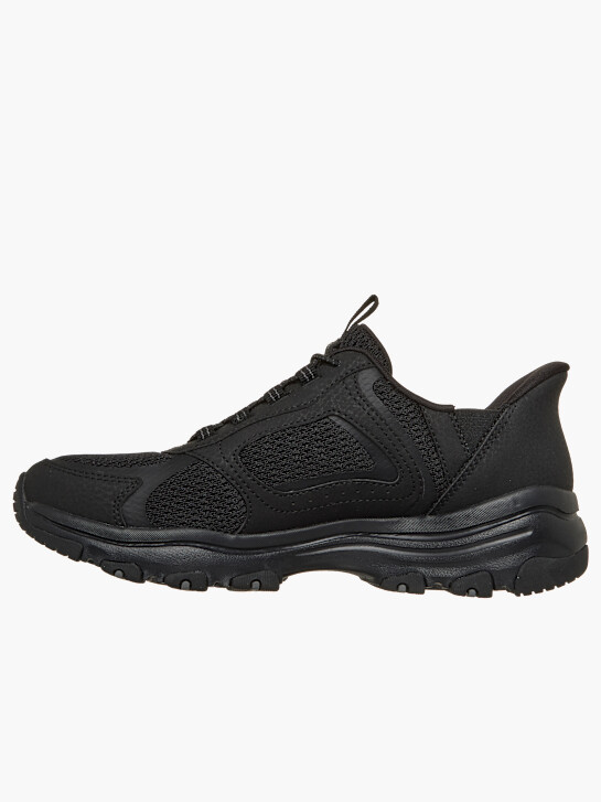 skechers swift-fit-i-conik slip-on trainers black deichmann