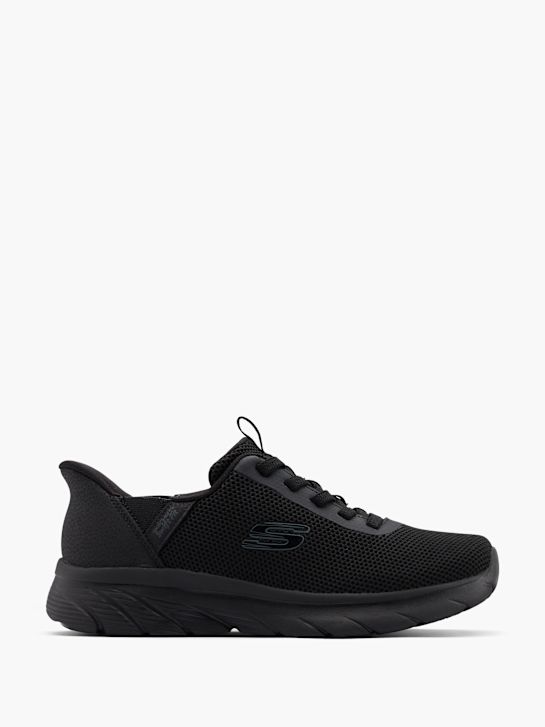 skechers swift-fit sohle anbieter slip-on trainers black deichmann