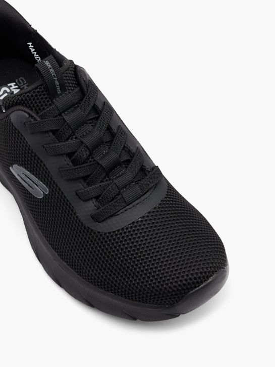 skechers swift-fit sohle anbieter slip-on trainers black deichmann