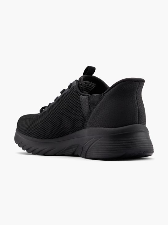 skechers swift-fit sohle anbieter slip-on trainers black deichmann