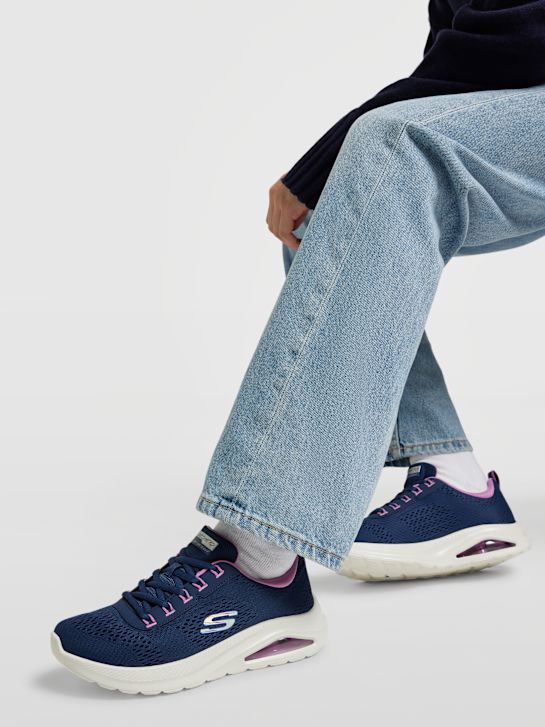 skechers contourist air trainer blau deichmann