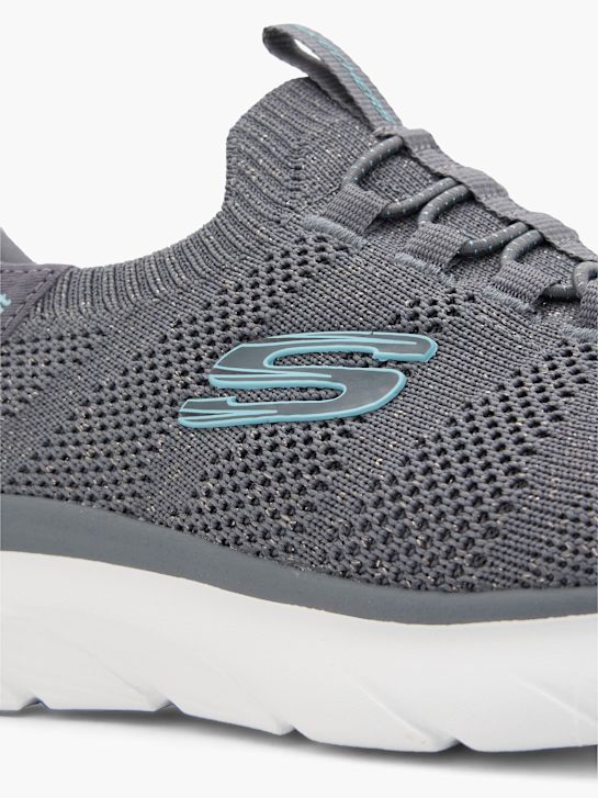 skechers swift-fit sohle anbieter slip-on trainers grau deichmann