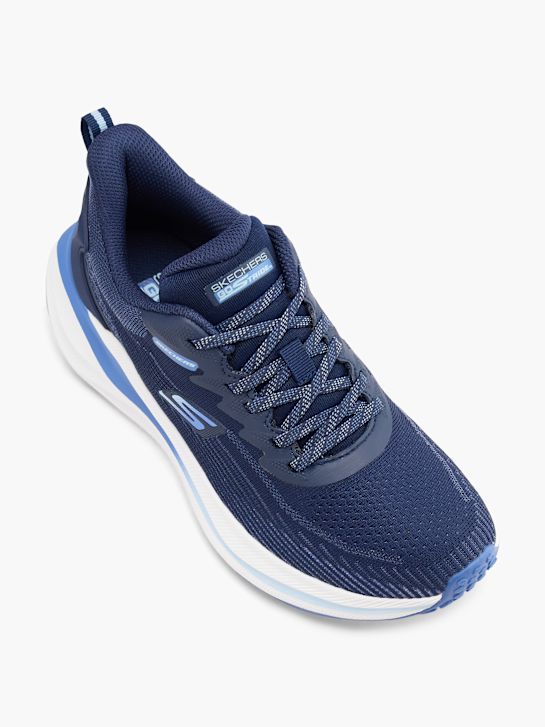 skechers schwitzen slip-on-trainer blau deichmann