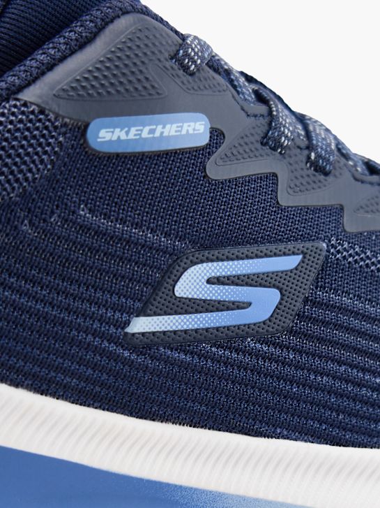 skechers schwitzen slip-on-trainer blau deichmann