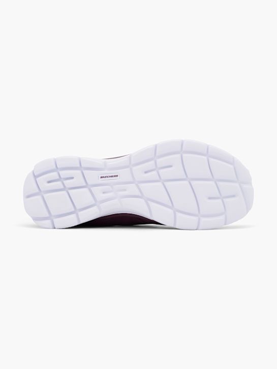 skechers pure genius - optimistisch mix slip-on trainers burgundy deichmann