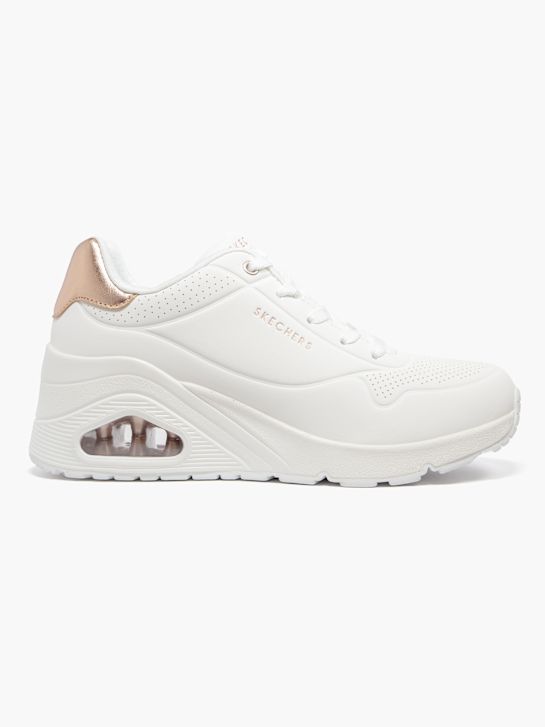 skechers uno-keil chunky trainers white deichmann