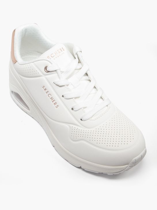 skechers uno-keil chunky trainers white deichmann