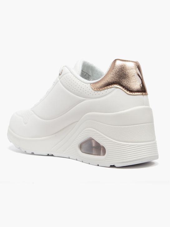skechers uno-keil chunky trainers white deichmann