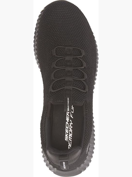 skechers ultra flex slip-on trainers black deichmann