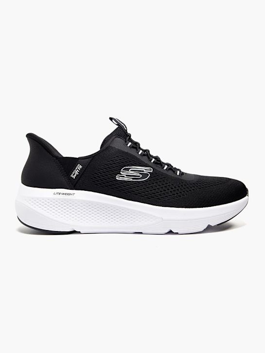 skechers swift-fit-slip-on trainers black deichmann