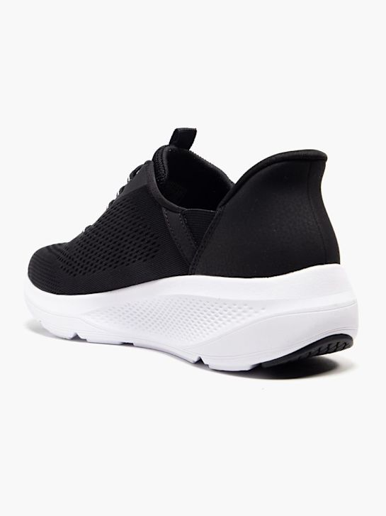 skechers swift-fit-slip-on trainers black deichmann