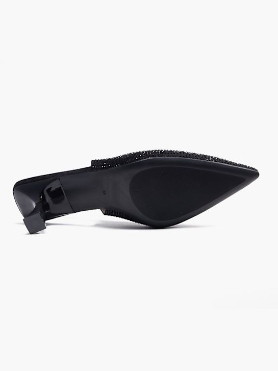 catwalk slingback ferse schwarz deichmann