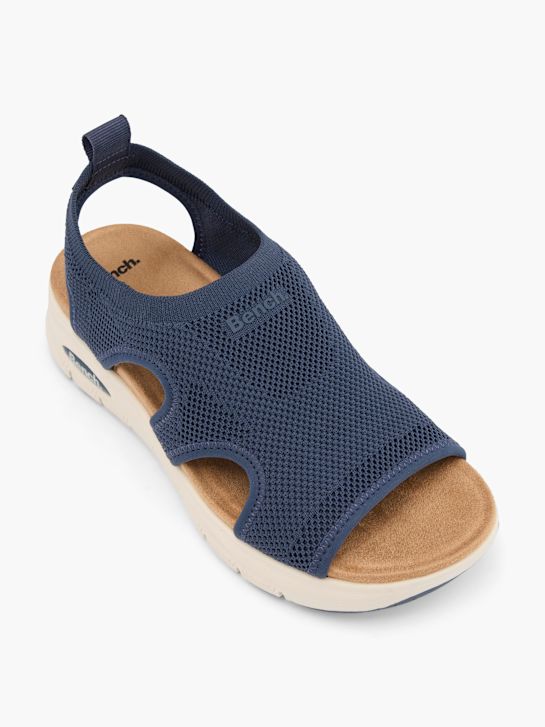 bank heeled sandal blau deichmann