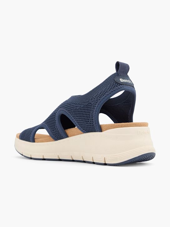 bank heeled sandal blau deichmann
