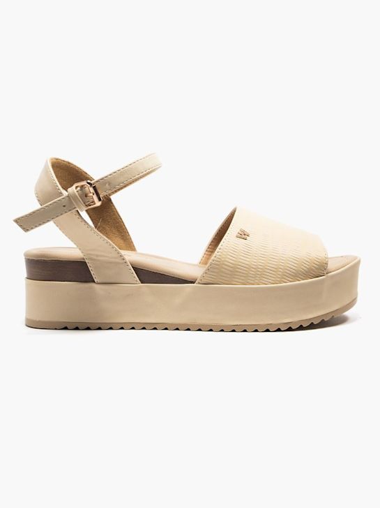 wrangler heeled sandal beige deichmann