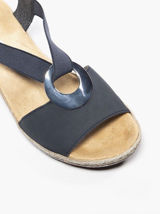 rieker heeled sandal blau deichmann