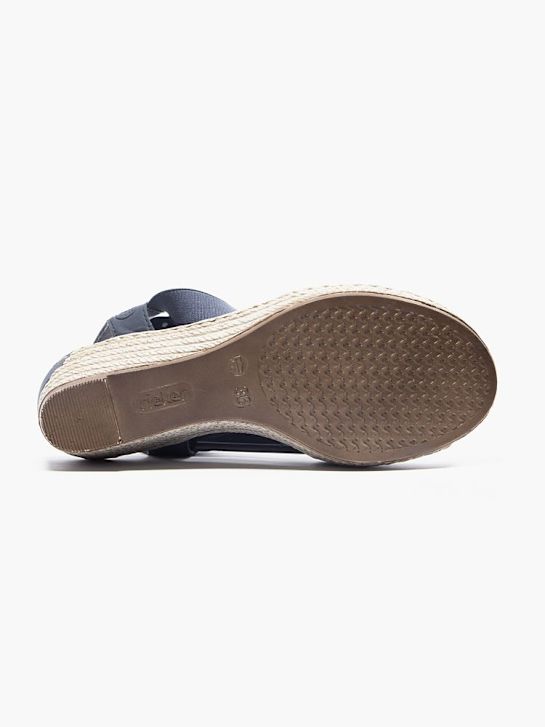 rieker heeled sandal blau deichmann