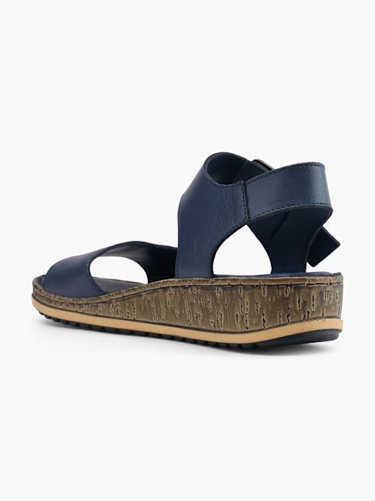 hush welpen heels sandale blau deichmann