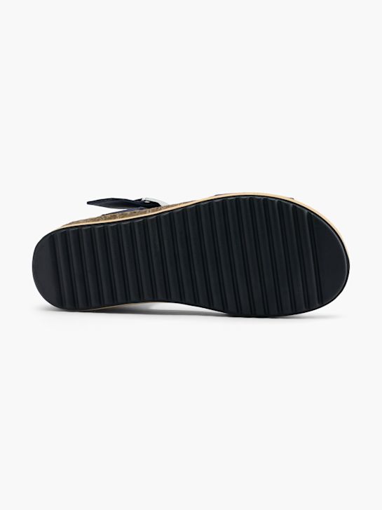 hush welpen heels sandale blau deichmann
