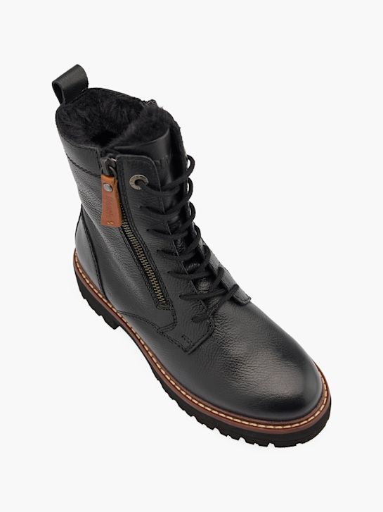 bank lace-up boot black deichmann