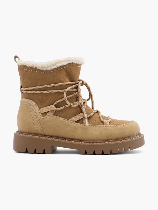 catwalk lace-up boot brown deichmann